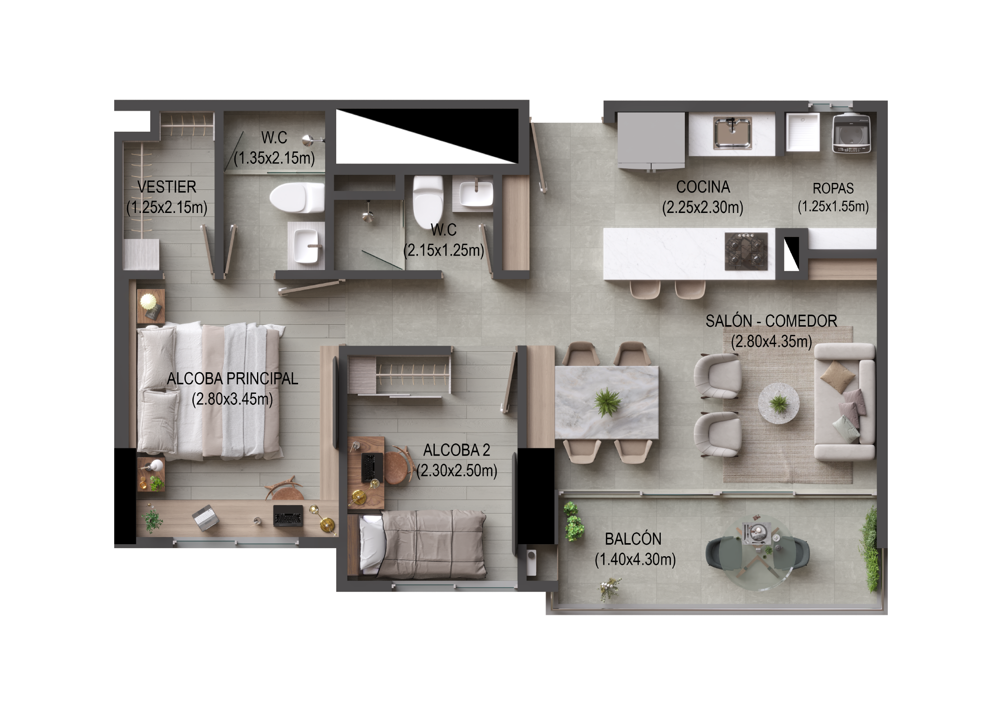  Apartamentos Conaltura Kiva